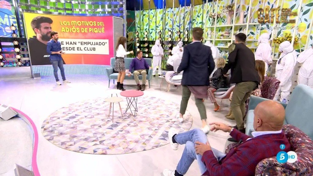 Plató de Sálvame en directo, Telecinco